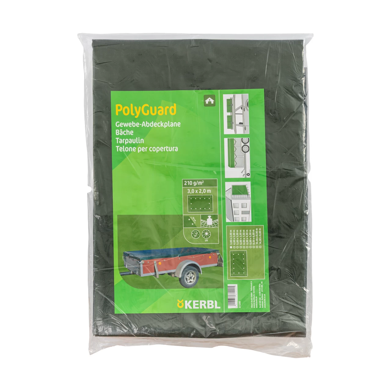 Telone di protezione, PolyGuard, 210 g/m², 3 × 2 m