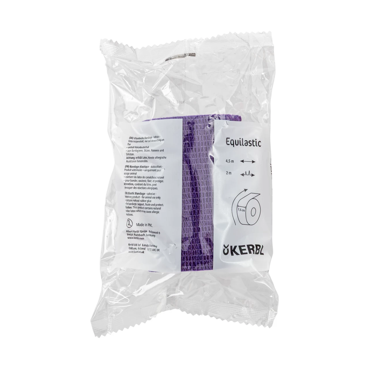 Benda per zoccoli, Equilastic, viola, 450 × 7,5 cm