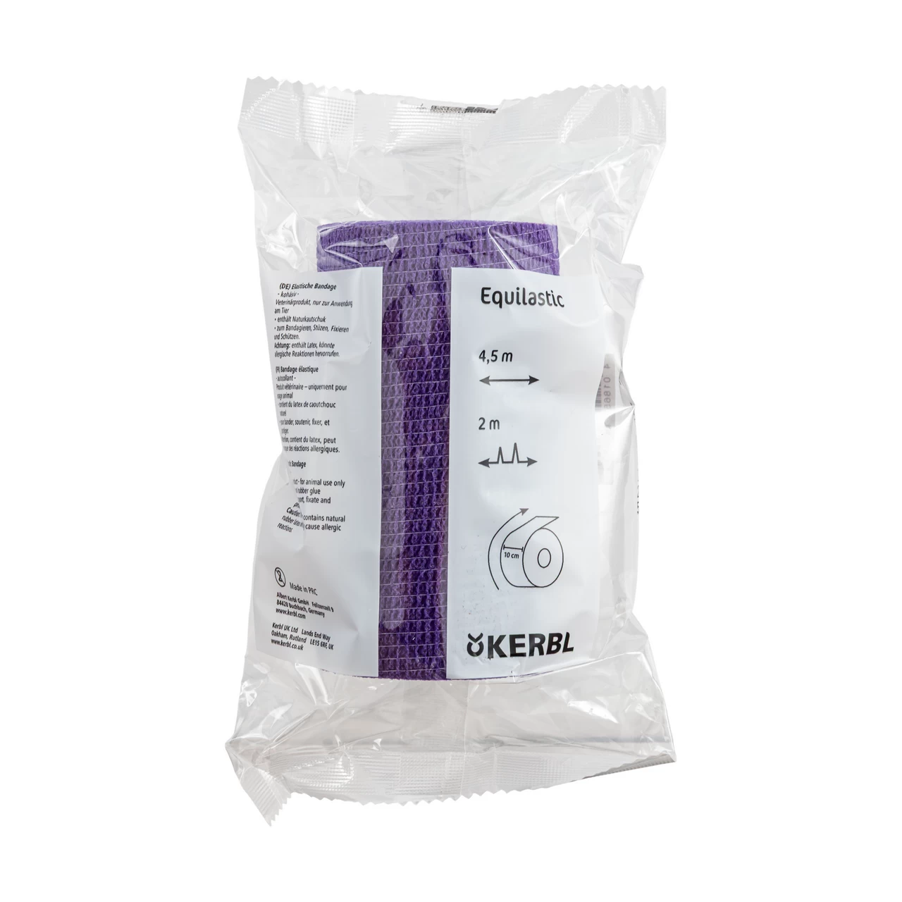 Benda per zoccoli, Equilastic, viola, 450 × 10 cm