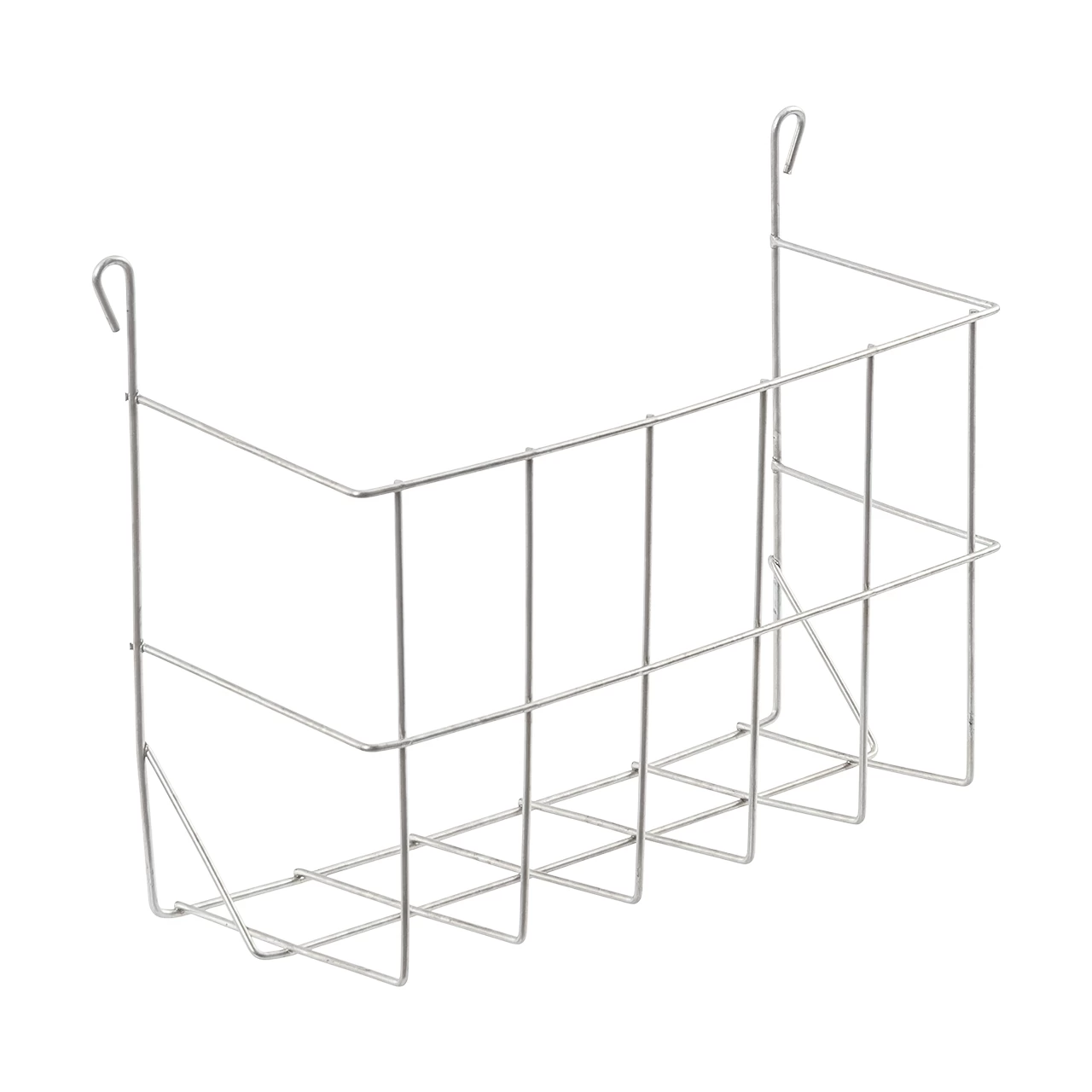 Mangiatoia metallica per conigli, 25 × 10 × 15 cm