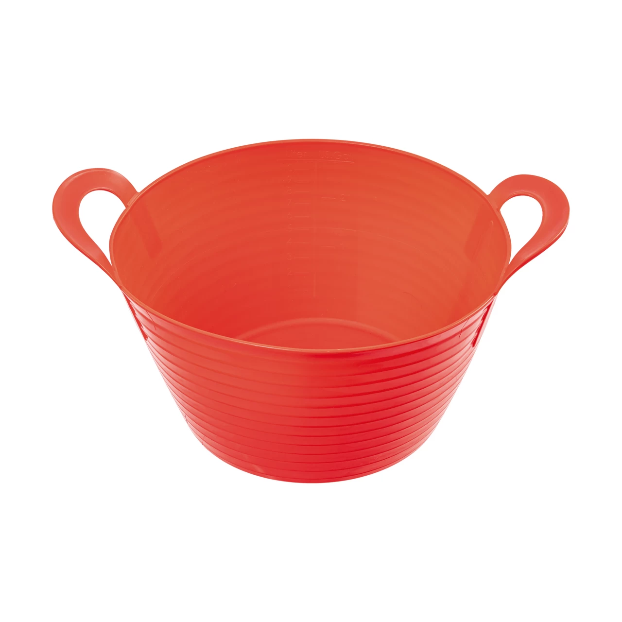 Secchio flessibile, in plastica, Flexbag, rosso, 12 litri