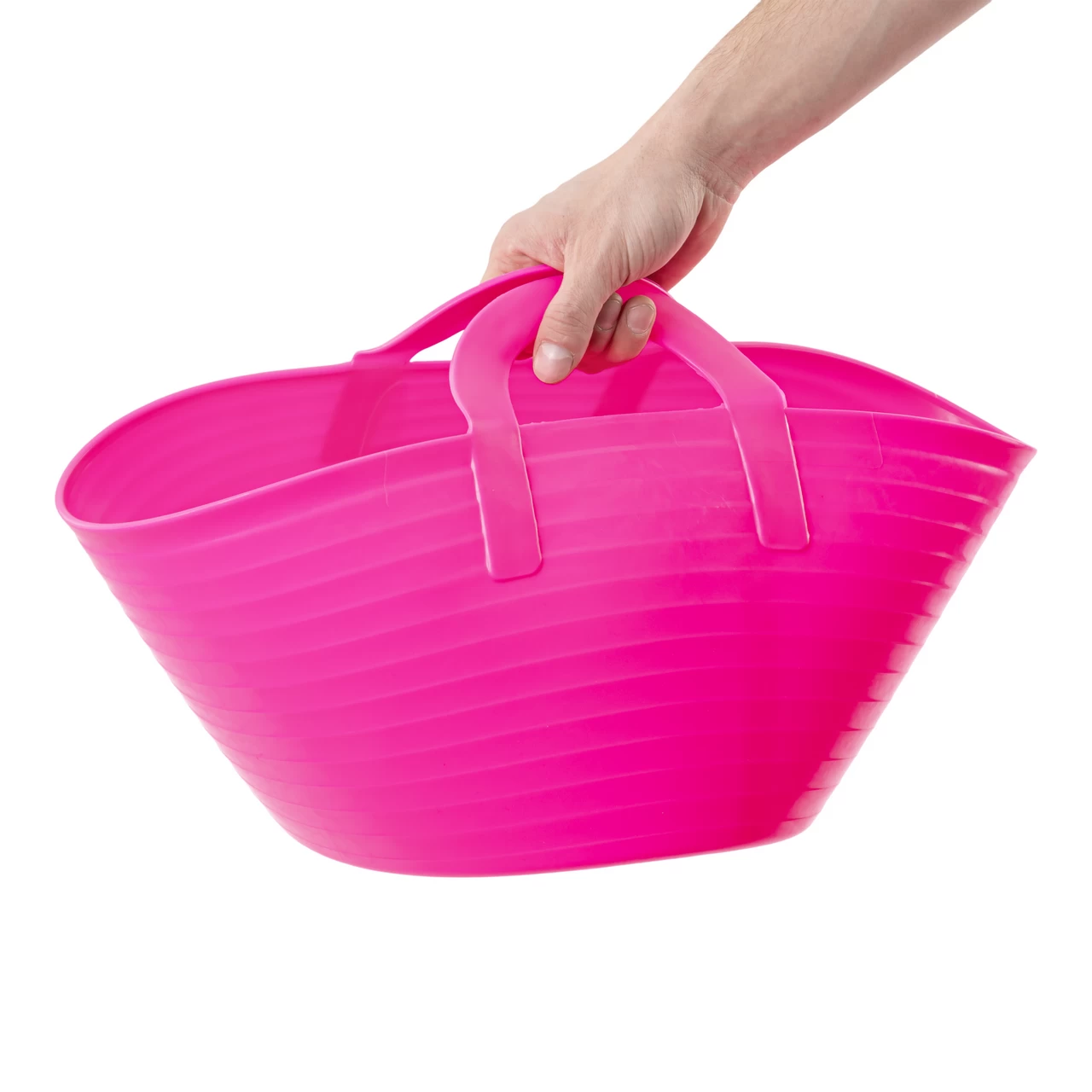 Secchio flessibile, in plastica, Flexbag, rosa, 12 litri