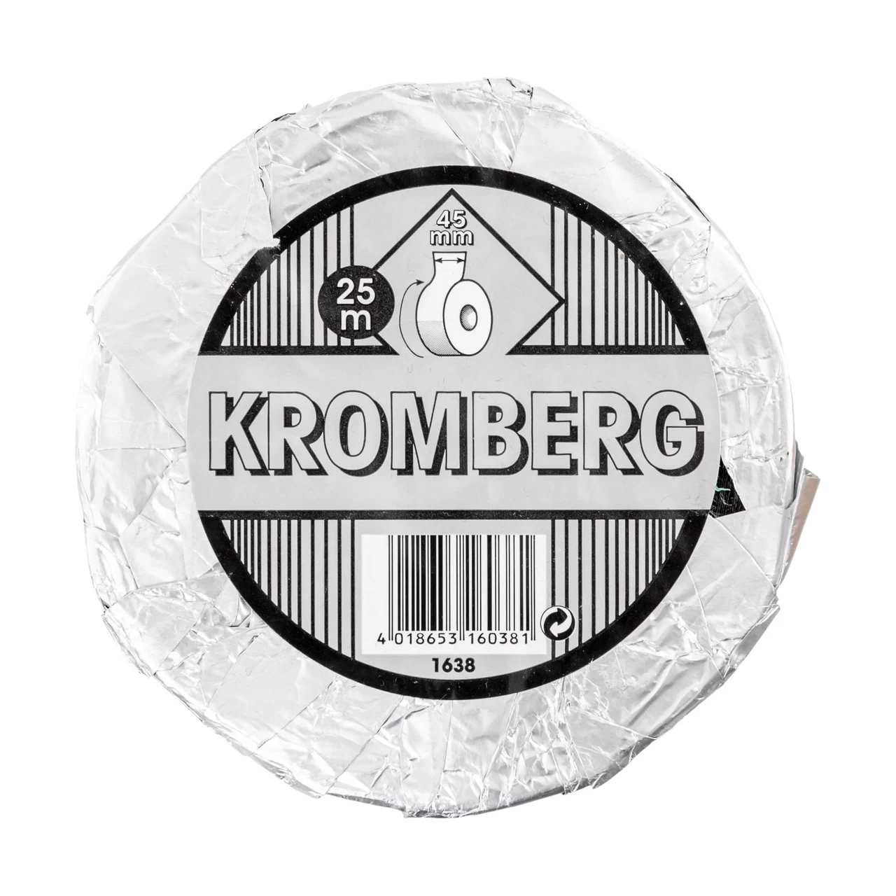 Fascia per zoccoli, nera, Kromberg, 45 mm × 25 m