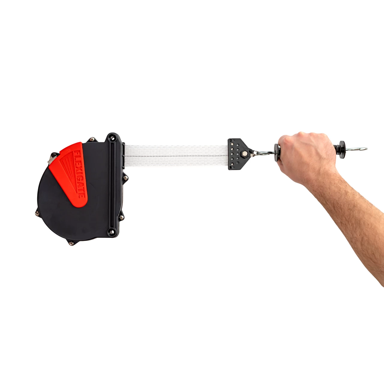 Set di cancelli con nastro da 40 mm per recinto elettrico, Ako Flexigate, 7,5 m