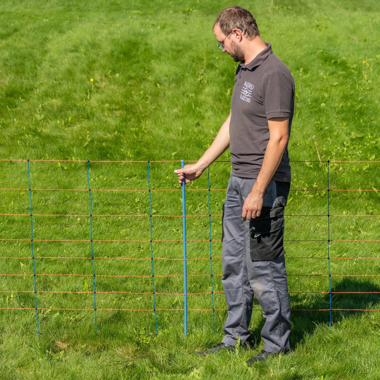 Rete per recinto elettrico, TitanNet Premium, 50 m × 90 cm