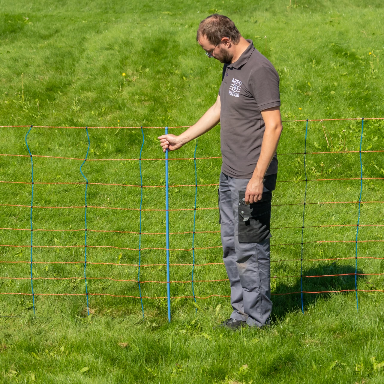 Rete per recinto elettrico, TitanNet Premium, 50 m × 108 cm