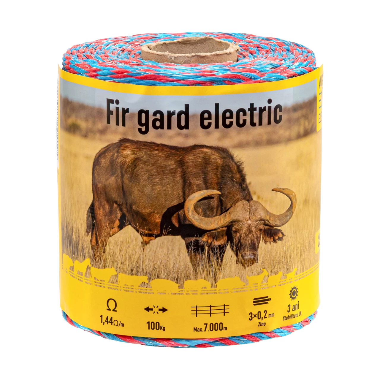 Filo recinto elettrico - 250 m - 100 kg - 1,44 Ω/m