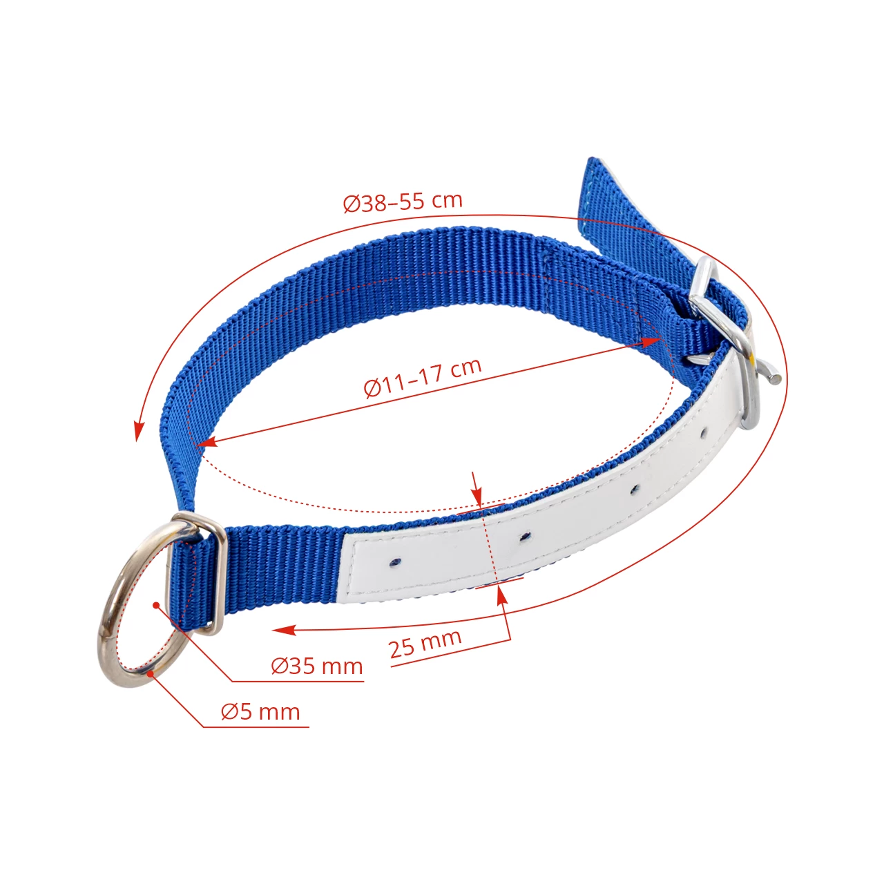 Collare per pecore, blu, 60 cm
