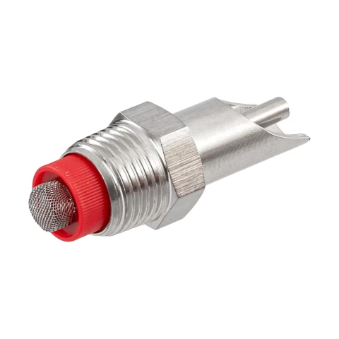Ciuccio con filettatura da 1/2" per maialini, con nipplo da 3/8"