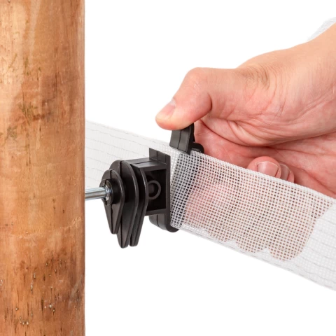 Set isolatori per nastro, con vite da legno, 25 pz.