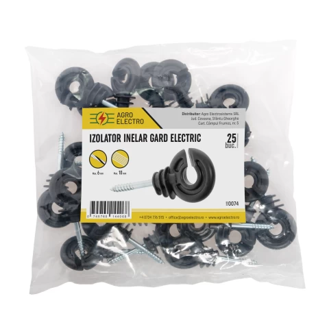 Set isolatori anulari, con vite da legno, 25 pz.