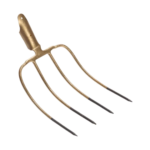 Forca da letame con 4 corna, senza gambo, 23 × 31 cm