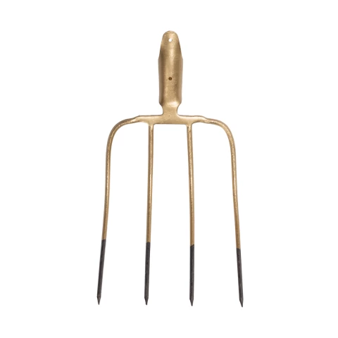 Forca da letame con 4 corna, senza gambo, 23 × 31 cm