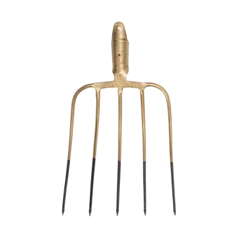 Forca da letame con 5 corna, senza gambo, 24 × 31 cm