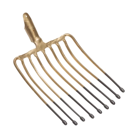 Forca per patate, con 9 corna, senza gambo, 27 × 36 cm