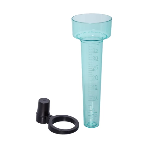 Pluviometro da 40 l/m², con graduazioni da 1 ml