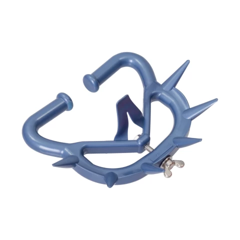 Dispositivo antisucchio per bovini adulti, con lingua stabilizzante, Müller 2010, blu