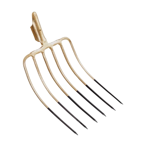 Forca da silo, 6 corna, senza coda, 29 × 35 cm