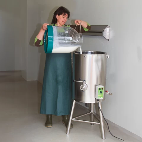 Scaldalatte completo per animali, MilkPot 50, 50 litri