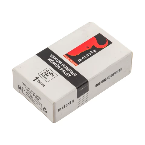 Pallete di ricambio in grafite per pompa del vuoto - 4,9 × 43 × 70 mm