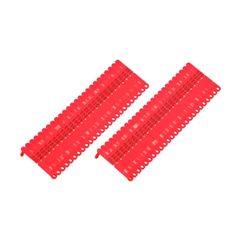 Marchi auricolari per agnelli e capretti, Twintag, rosso, 101-150