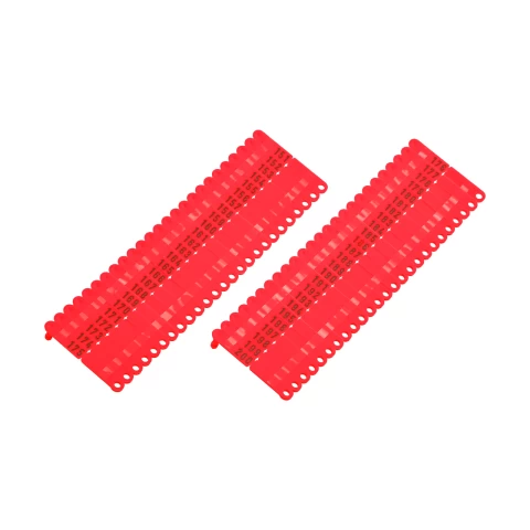 Marchi auricolari per agnelli e capretti, Twintag, rosso, 151-200