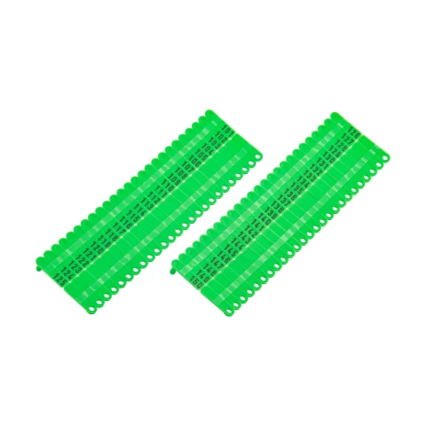 Marchi auricolari per agnelli e capretti, Twintag, verde, 101-150