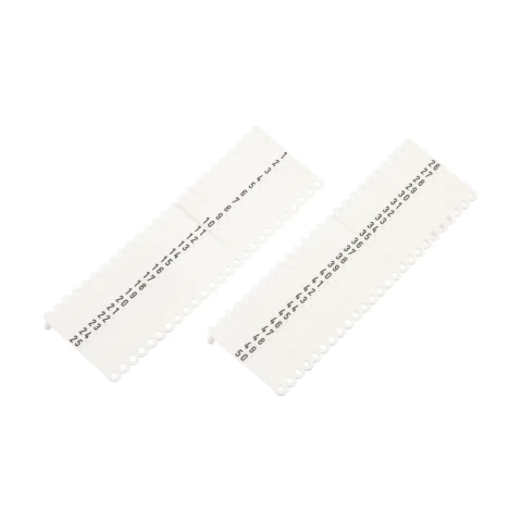 Marchi auricolari per agnelli e capretti, Twintag, bianco, 1-50