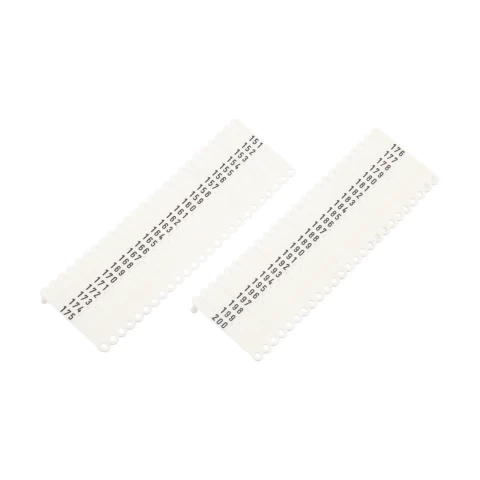 Marchi auricolari per agnelli e capretti, Twintag, bianco, 151-200
