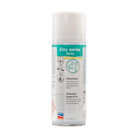 Spray all'ossido di zinco per facilitare la naturale rigenerazione della pelle degli animali, 200 ml