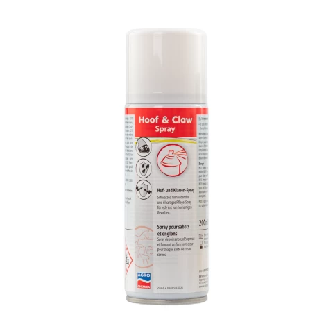 Spray Hoof and Claw, per la cura di zoccoli, artigli e altri tessuti cornei, 200 ml