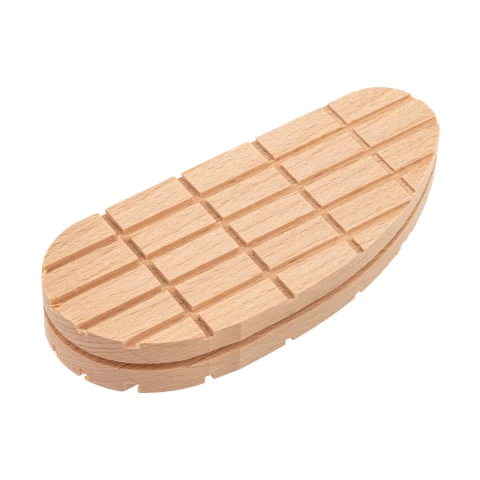 Protesi per mucche, blocco di legno, a forma di cuneo