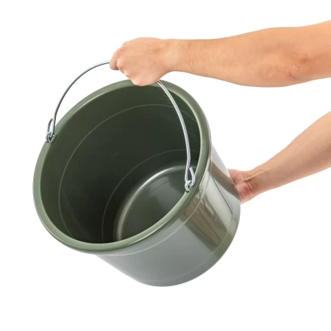 Secchio di stalla e alimentazione, 20 litri, verde
