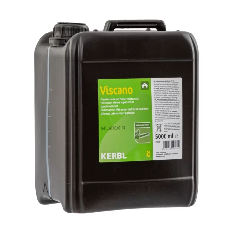 Olio lubrificante per catene di motoseghe, Viscano, 5 litri