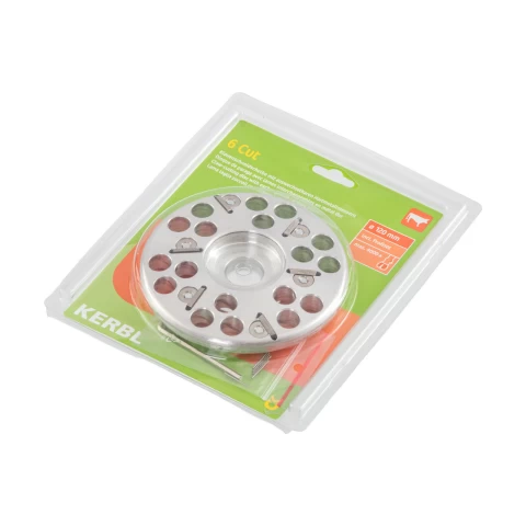 Disco abrasivo con 6 coltelli