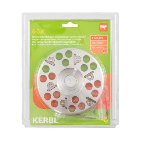 Disco abrasivo con 6 coltelli