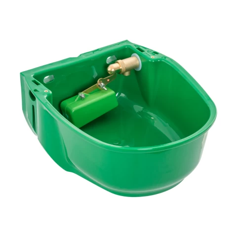 Abbeveratoio in plastica, con galleggiante, 5 litri