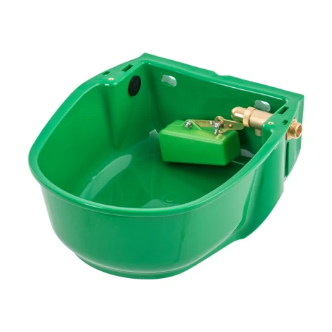 Abbeveratoio in plastica, con galleggiante, 5 litri