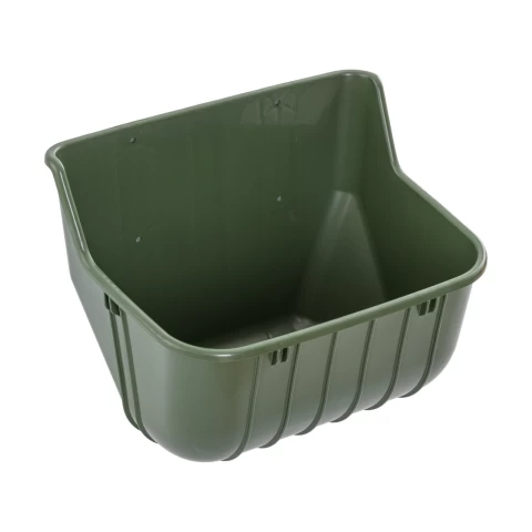 Mangiatoia per mucche, materiale plastica senza bordo di protezione, 15 litri
