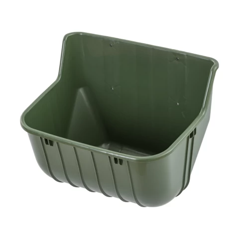 Mangiatoia per mucche, materiale plastica senza bordo di protezione, 15 litri