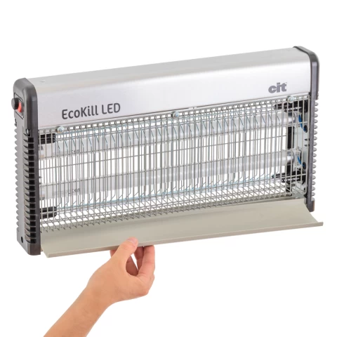 Trappola elettrica per mosche con tubi LED, EcoKill LED 2.0