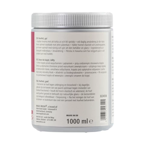Grasso per zoccoli, MagicBrush, giallo, 1000 ml