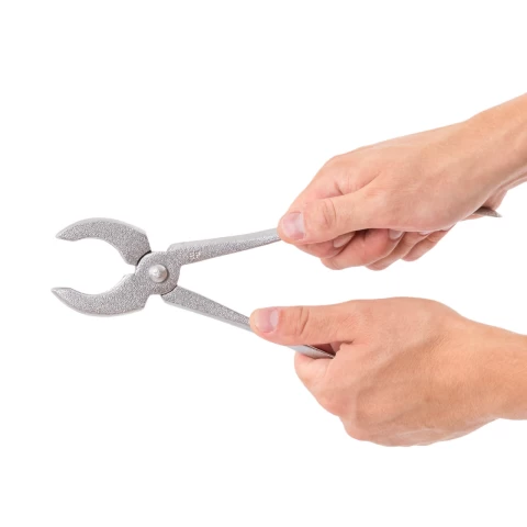 Pinza applicatore di anelli nasali per suini, grande