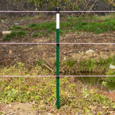 Palo metallico T-post, 213 cm