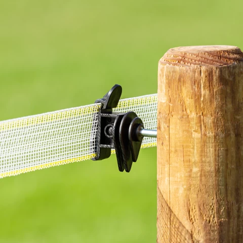 Set isolatori per nastro, con vite da legno, 25 pz.