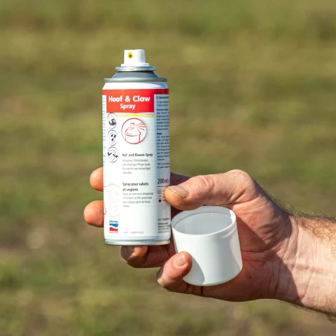 Spray Hoof and Claw, per la cura di zoccoli, artigli e altri tessuti cornei, 200 ml