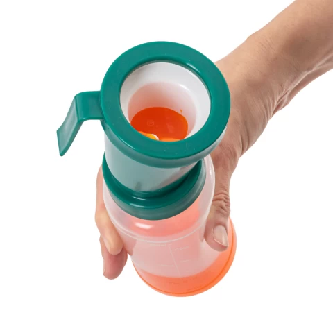 Coppa per la disinfezione dei capezzoli prima e dopo la mungitura non-ritorno, 300 ml