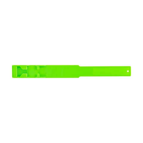 Bracciale a marchio per mucca, plastica, verde