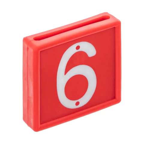 Numeri per bracciale di marcatura degli animali, no. 6-9, 10 pezzi