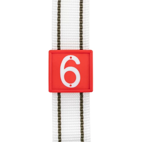 Numeri per bracciale di marcatura degli animali, no. 6-9, 10 pezzi